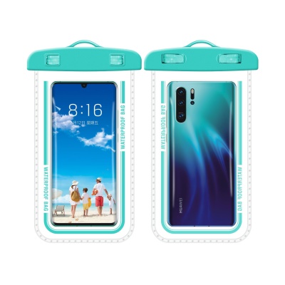 Sachet imperméable waterproof pour téléphone portable PVC transparent suspendu
