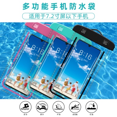 Sachet imperméable waterproof pour téléphone portable PVC transparent suspendu