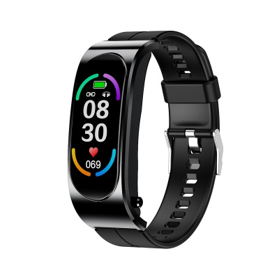 Bracelet -casque Bluetooth 2 en 1 Podomètre cardiofréquencemètre/moniteur de sommeil