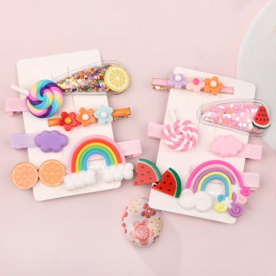 Barrettes à cheveux pour enfants 10 pcs pinces à franges accessoires de cheveux