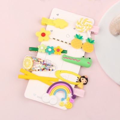 Barrettes à cheveux pour enfants 10 pcs pinces à franges accessoires de cheveux