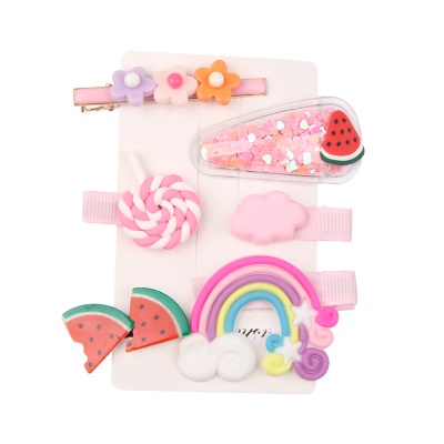 Barrettes à cheveux pour enfants 10 pcs pinces à franges accessoires de cheveux