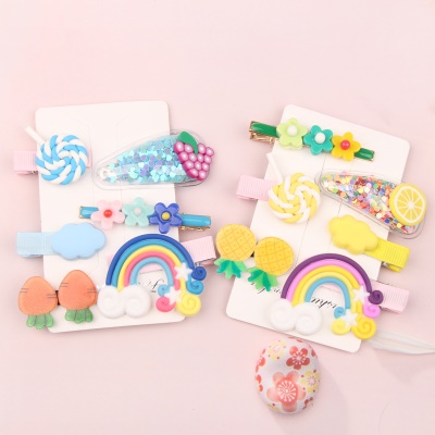 Barrettes à cheveux pour enfants 10 pcs pinces à franges accessoires de cheveux