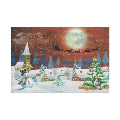 Tapis de table série Noël à Isolation thermique sans lavage