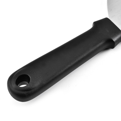 Pelle de cuisson en acier inoxydable poignée en plastique demi-cercle