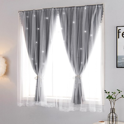 Rideaux autocollants de maison sans perforation du mur