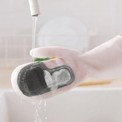 Gant de vaisselle gants cuisine nettoyage durable en silicone