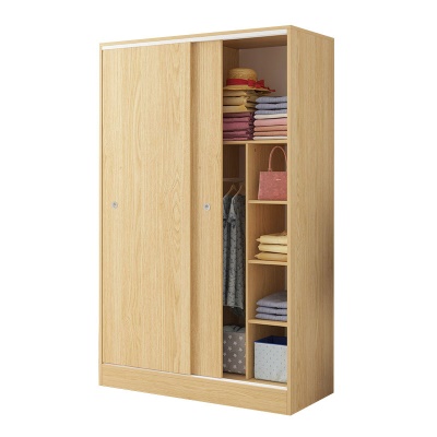 Armoire simple simple porte mobile en bois