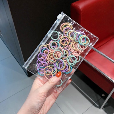 Accessoires de cheveux pour les filles couleur bande élastique pour les cheveux