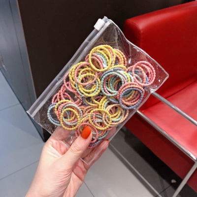 Accessoires de cheveux pour les filles couleur bande élastique pour les cheveux
