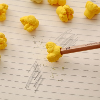 Paquet de gomme en caoutchoux en forme de pop corn
