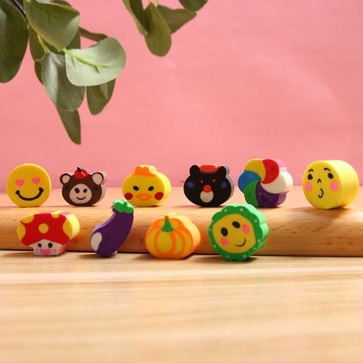Gomme à effacer en motif  de fruits