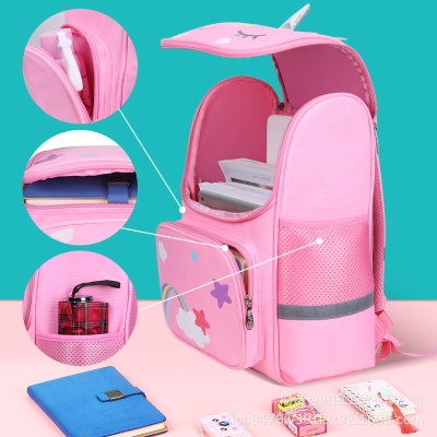 Cartable pour élèves du primaire grande ouverture et grande capacité