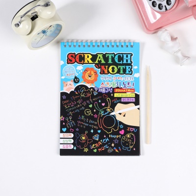 Tableau de graffiti en papier à graffer de dessin animé