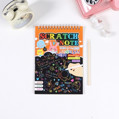 Tableau de graffiti en papier à graffer de dessin animé