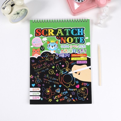 Tableau de graffiti en papier à graffer de dessin animé