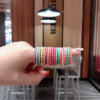 Accessoires de cheveux pour les filles couleur bande élastique pour les cheveux