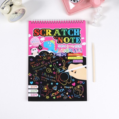 Tableau de graffiti en papier à graffer de dessin animé
