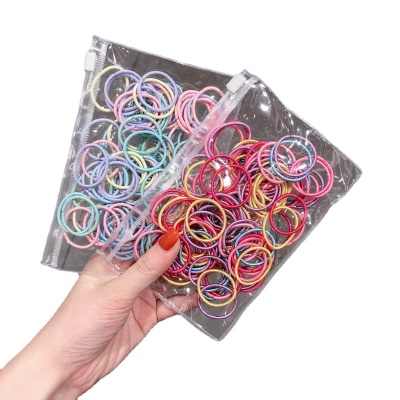 Accessoires de cheveux pour les filles couleur bande élastique pour les cheveux