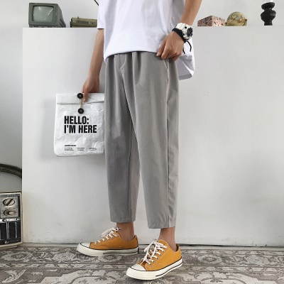 Pantalon droit, ample, jambes larges, pantalon kaki