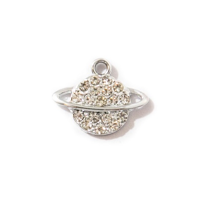 Pendentif de boucle d'oreille en forme de satellite , queue de poisson