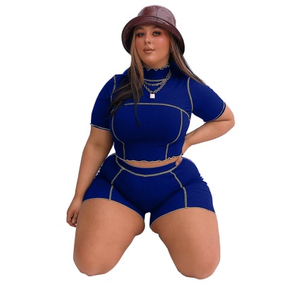 Ensemble deux pièces de yoga sport pour femmes plus size