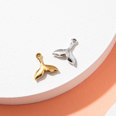 Pendentif de boucle d'oreille en forme de satellite , queue de poisson
