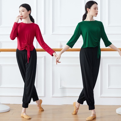 Costume de spectacle de danse à pantalon large