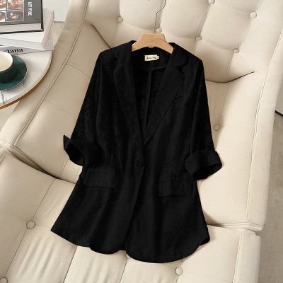 Costume à manches semi longues  Veste femme grande taille