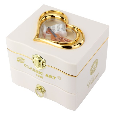 Boîte de rangement à bijoux pour boîte à musique Dancing Girl