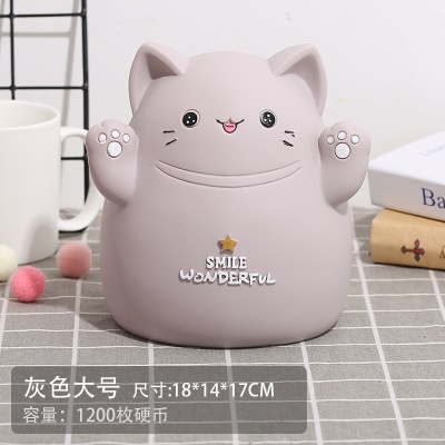 Tirelire en forme de chat adorable caisse d'épargne
