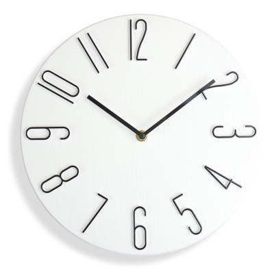Horloge murale silencieuse de 30cm style européen vintage