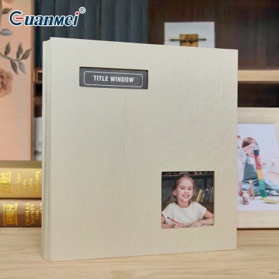 Livre commémoratif de croissance de l'album photo en tissu