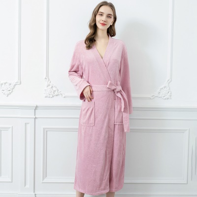 Peignoir pour couple long et  épais
