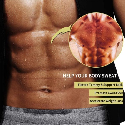 Gilet gaine dégraissage abdominal tunique néoprène