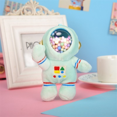 Pendentif en peluche pour porte-clés astronaute
