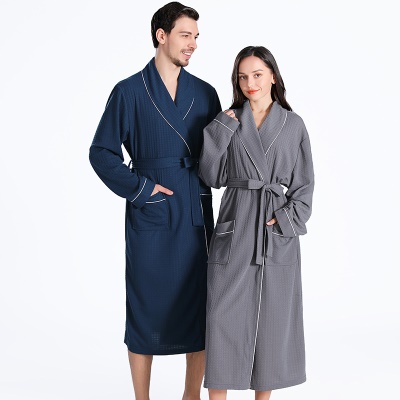 Peignoir long et absorbant Robe de chambre pour couple
