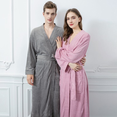 Peignoir pour couple long et  épais