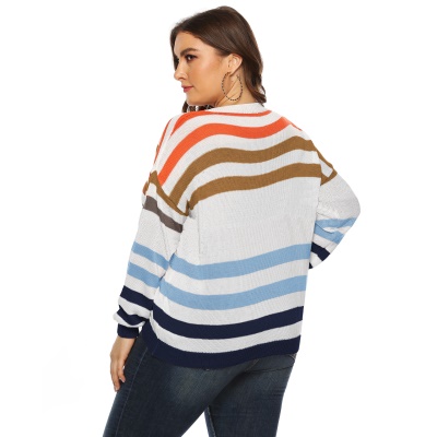 Top femme rayé couleur patchwork