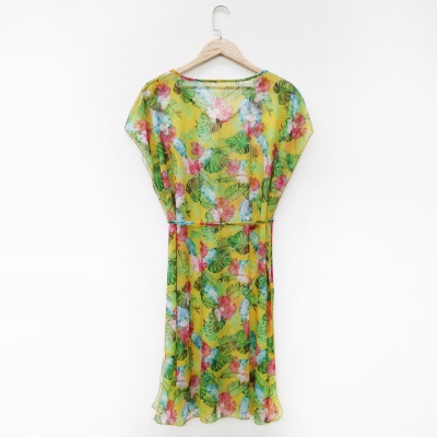 Robe de plage Plantes Feuilles Imprimé