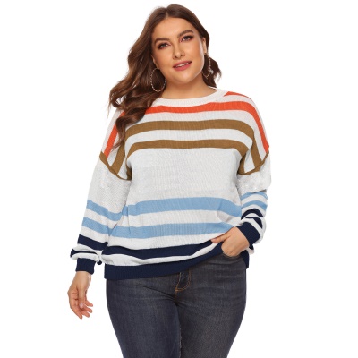 Top femme rayé couleur patchwork