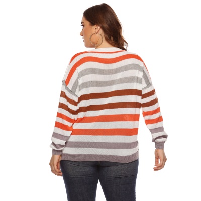 Top femme rayé couleur patchwork