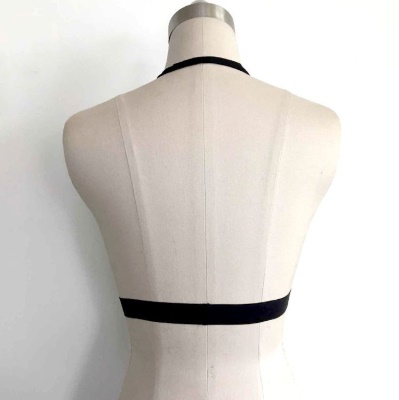 Lingerie érotique pour femmes élastique noir