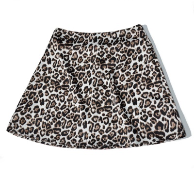 Jupe courte élastique taille haute pour femme