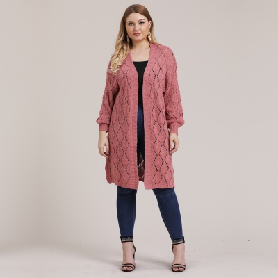 Pull à carreaux creux pour femmes