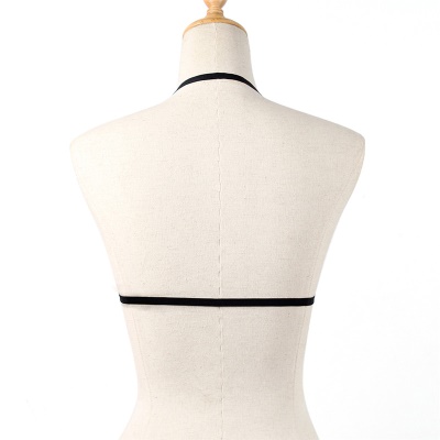 Sexe Lingerie harnais harnais noir ajourée