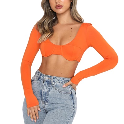 Lingerie sexy femme U col nu dos nu ombilical