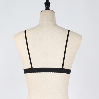 Lingerie sexuelle pour femmes noir soutien-gorge en dentelle