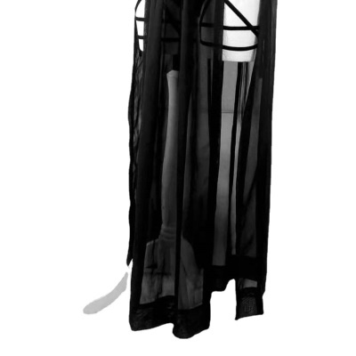 Lingerie 3 pièces sangle sarong noir