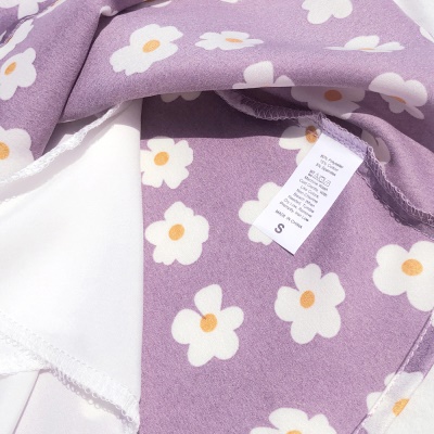 Jupe courte élastique taille haute pour femme